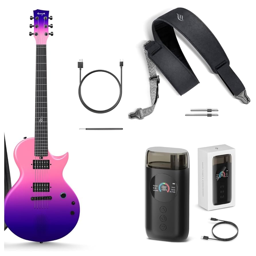 ギター Enya Nova Go Amazon.com: Enya Electric Guitar Nova Go Sonic Smart